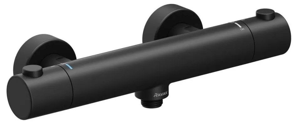 Ravak X070188 - Termostatyczna bateria prysznicowa PURI czarna