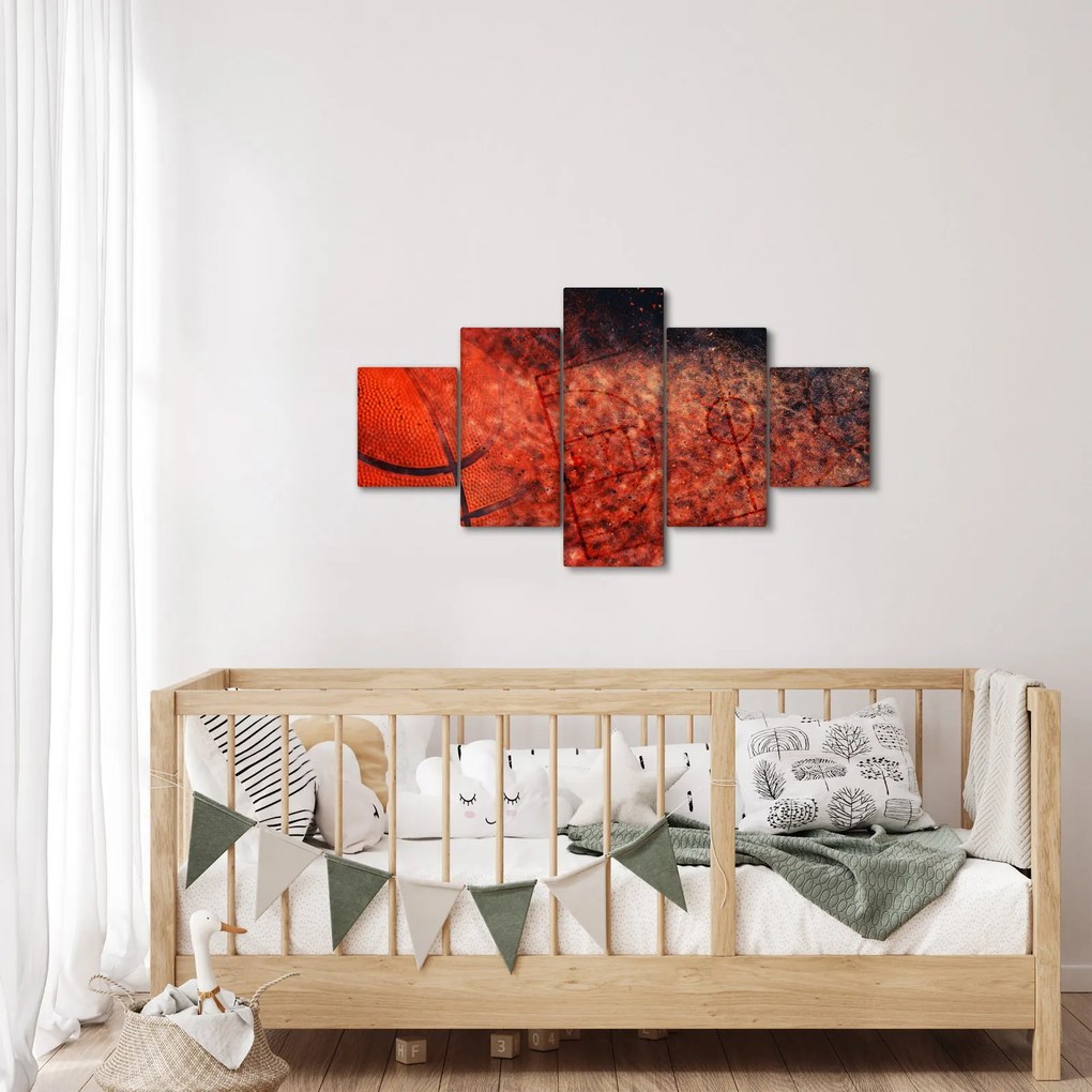 Obraz - Piłka do koszykówki (125x70 cm)