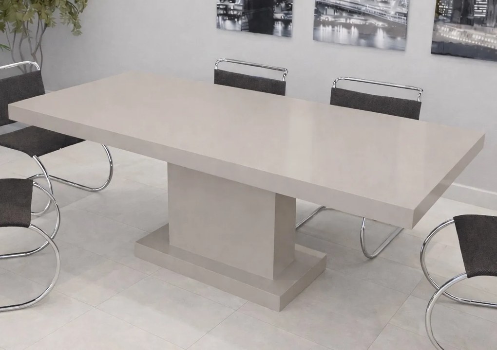 Rozkładany stół do jadalni Major w kolorze kaszmirowym