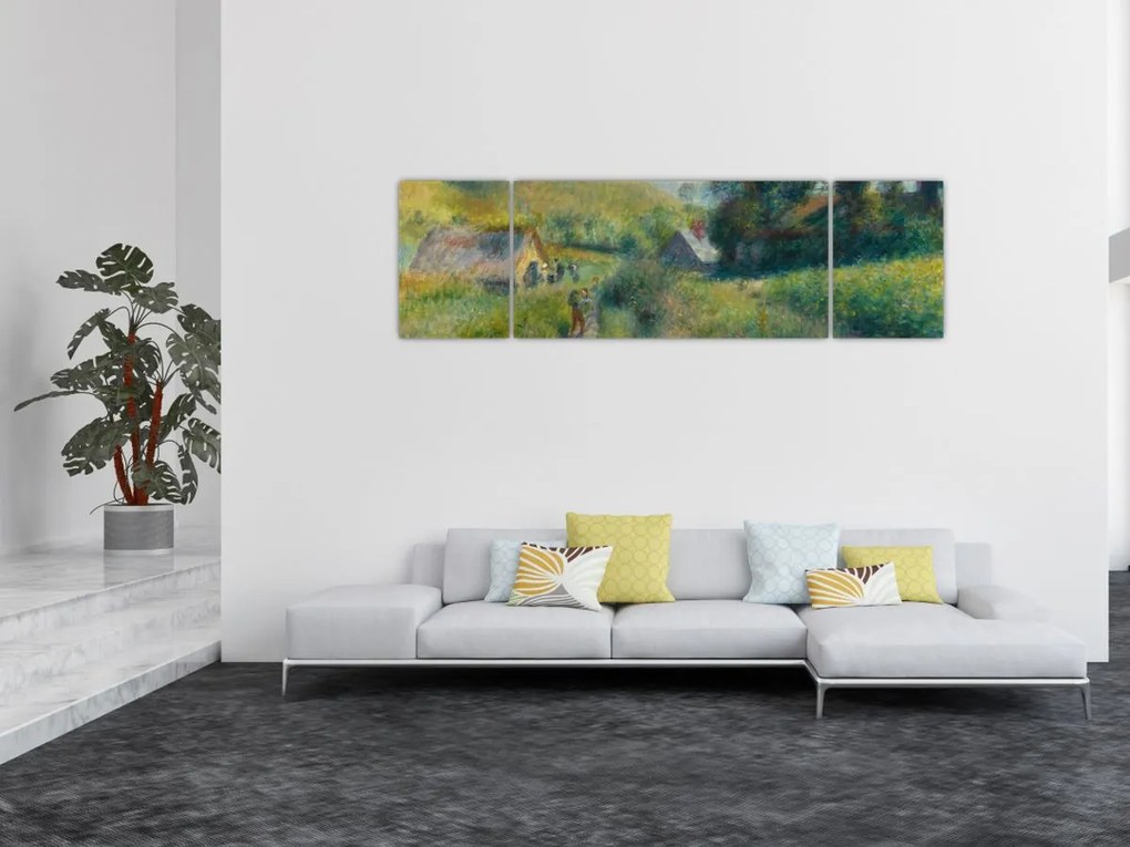 Obraz - Auguste Renoir, The Mussel Harvest, reprodukcje (170x50 cm)