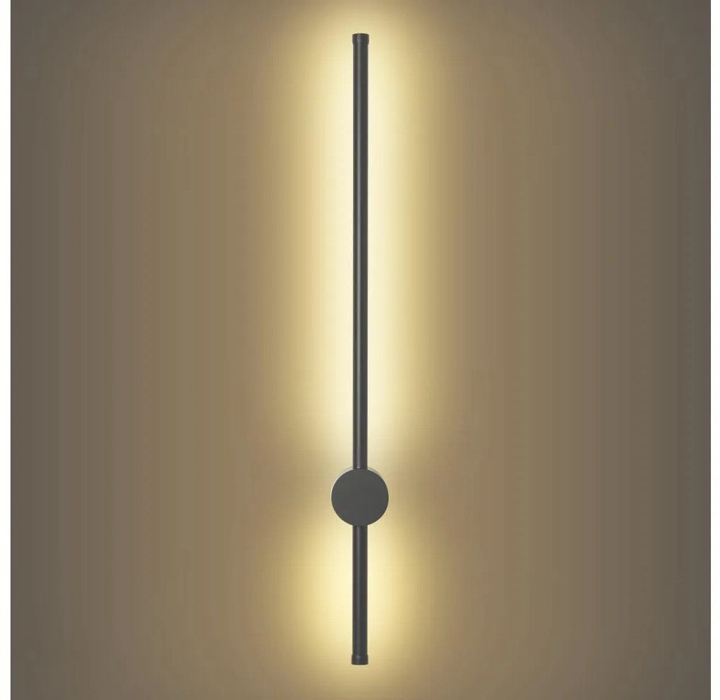 Brilagi - Zewnętrzny kinkiet LED AURA LED/12W/230V 3000K IP54 antracyt