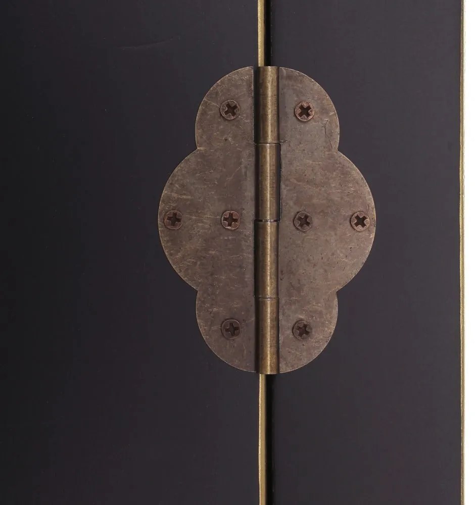 Czarna szafa 55x185 cm Oriente – Ixia