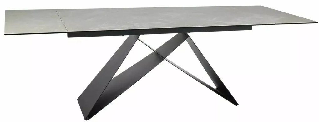 Stół rozkładany WESTIN CERAMIC 160(240)x90 kremowy mat diamond cream SIGNAL