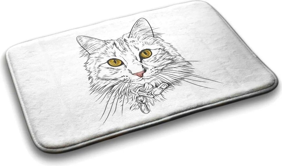 Dywanik łazienkowy Dywanik łazienkowy Kot Zwierzęta