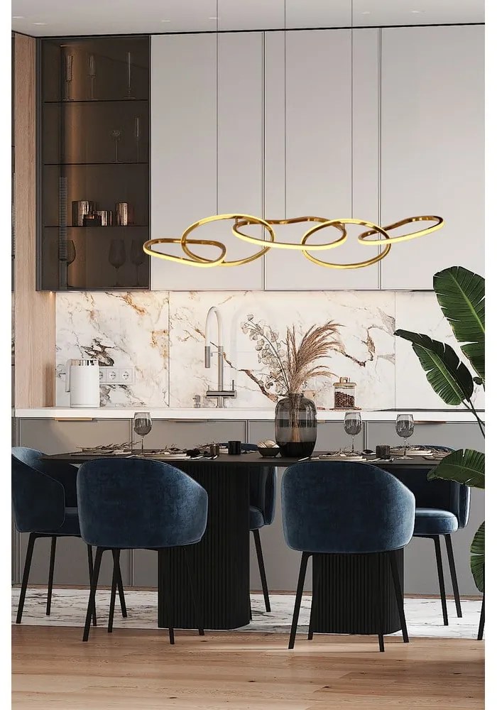 Lampa wisząca LED w kolorze złota Anneli – Candellux Lighting