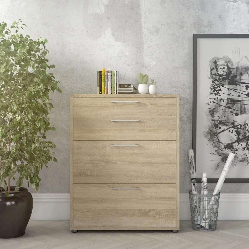 Komponent – szuflady w dekorze dębu 84x105 cm Prima – Tvilum