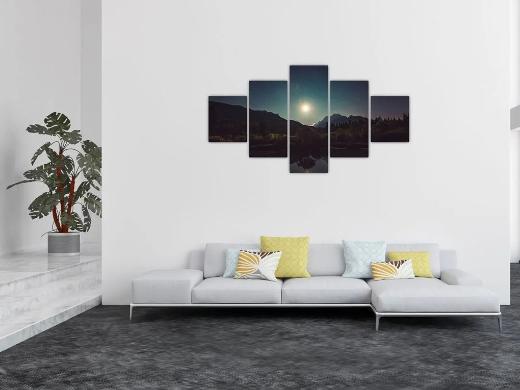 Obraz - nocne niebo (125x70 cm)