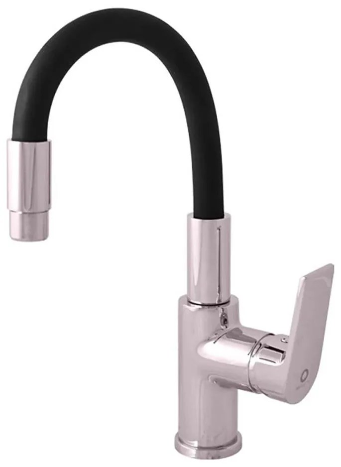 RAV Slezák CO119.0/15 - Bateria zlewozmywakowa COLORADO 25 cm czarny/błyszczący chrom