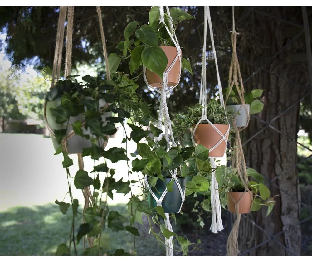 Tekstylny system do zawieszenia doniczki ø 10 cm (wysokość 120 cm) Macramé – Artevasi