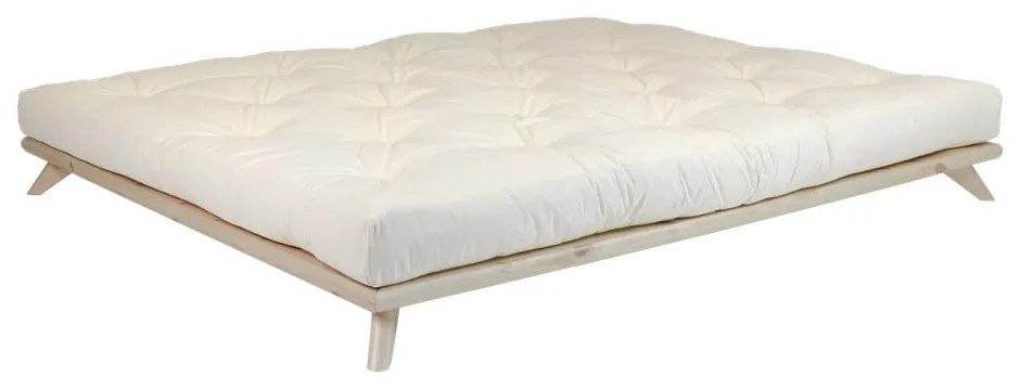 Łóżko dwuosobowe Karup Design Senza Bed Natural, 160x200 cm