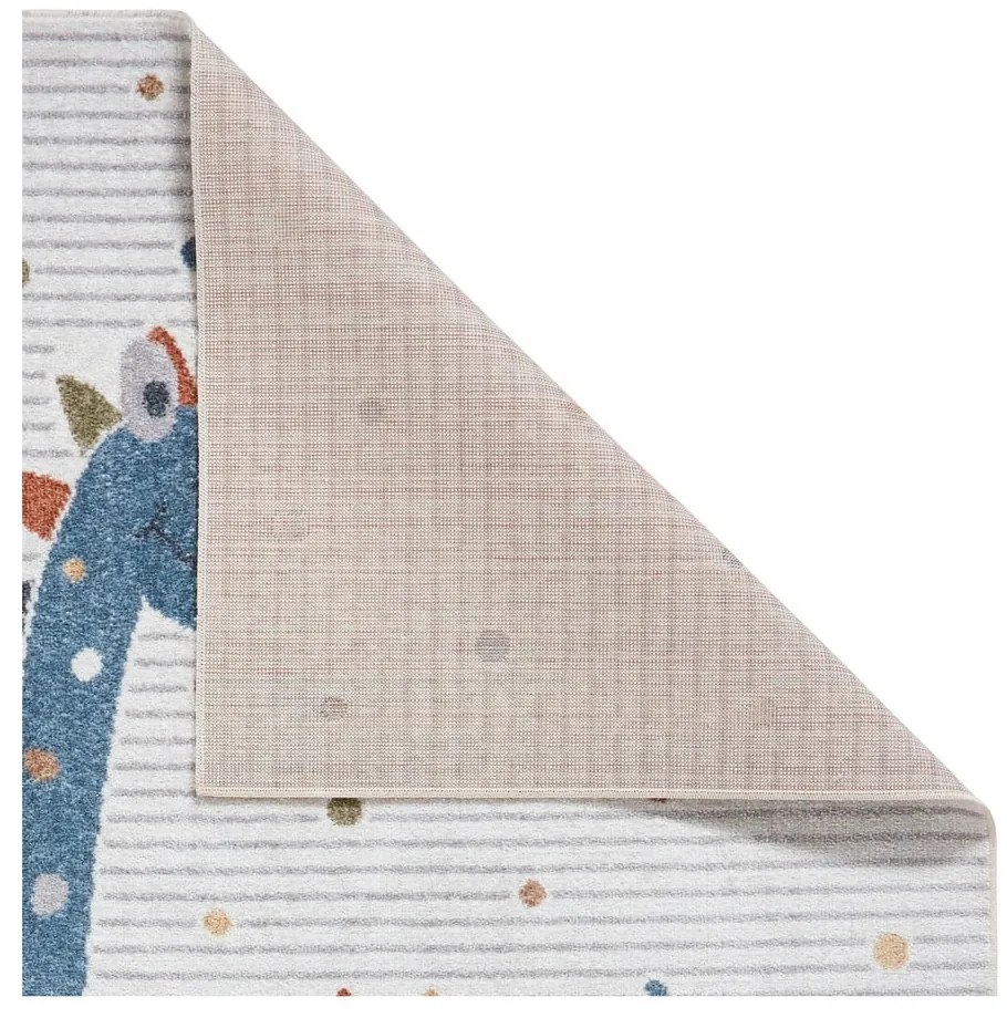 Niebiesko-jasnoszary dywan dziecięcy 120x170 cm Vida Kids Dinosaur – Think Rugs