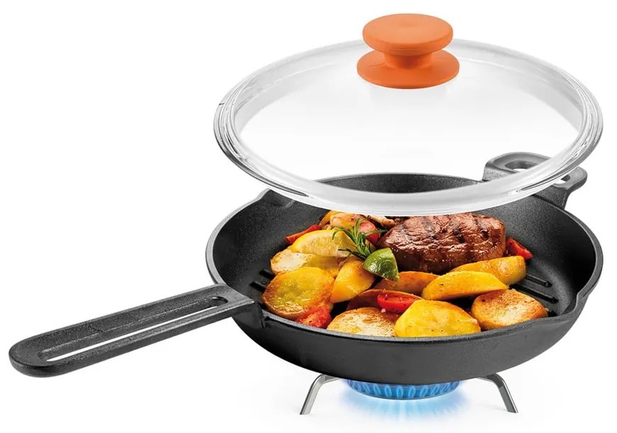 Żeliwna patelnia do grillowania ø 28 cm Massive – Tescoma