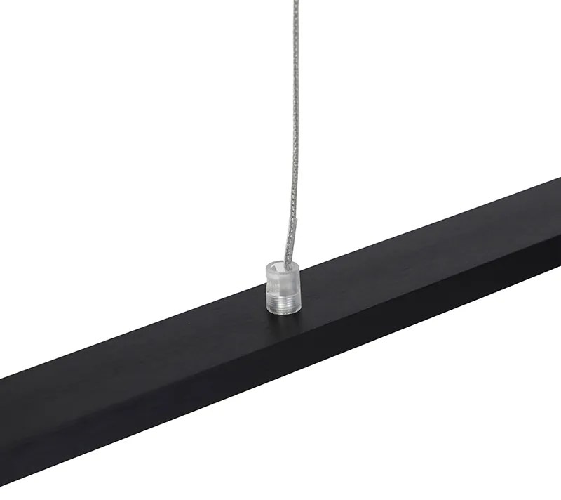 Nowoczesna lampa wisząca czarna 150 cm z LED - Banda Nowoczesny Oswietlenie wewnetrzne