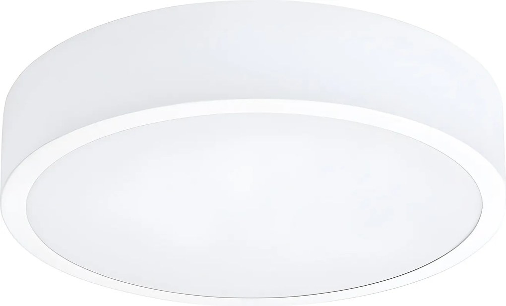 Plafony Minimalistyczny Onyx, Aluminium - 1 Źródło - L.30 X H.6 Cm - Biały