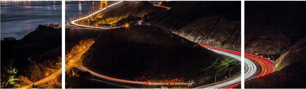 Obraz - Golden Gate Bridge (170x50 cm)