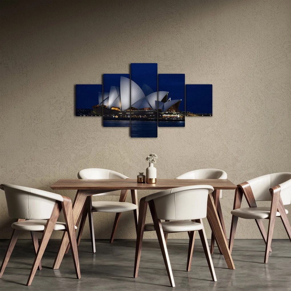 Obraz Sydney w nocy (125x70 cm)