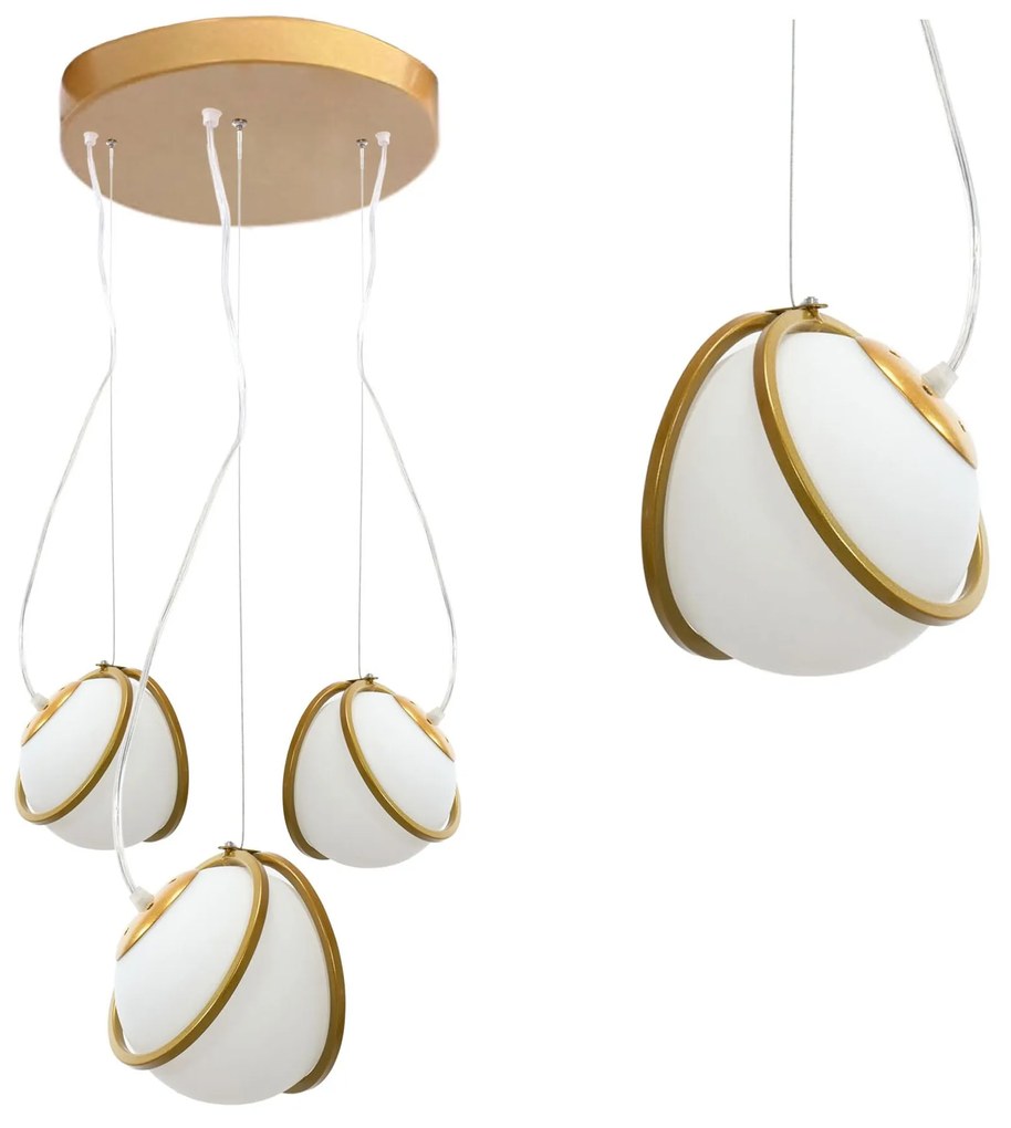 Lampa wisząca APP1090-3CP Złota