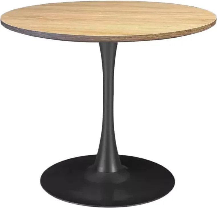 Stylowy okrągły stół Elite o średnicy 60 cm / 70 cm z MDF na metalowej nodze do jadalni, kuchni, biur, kawiarni