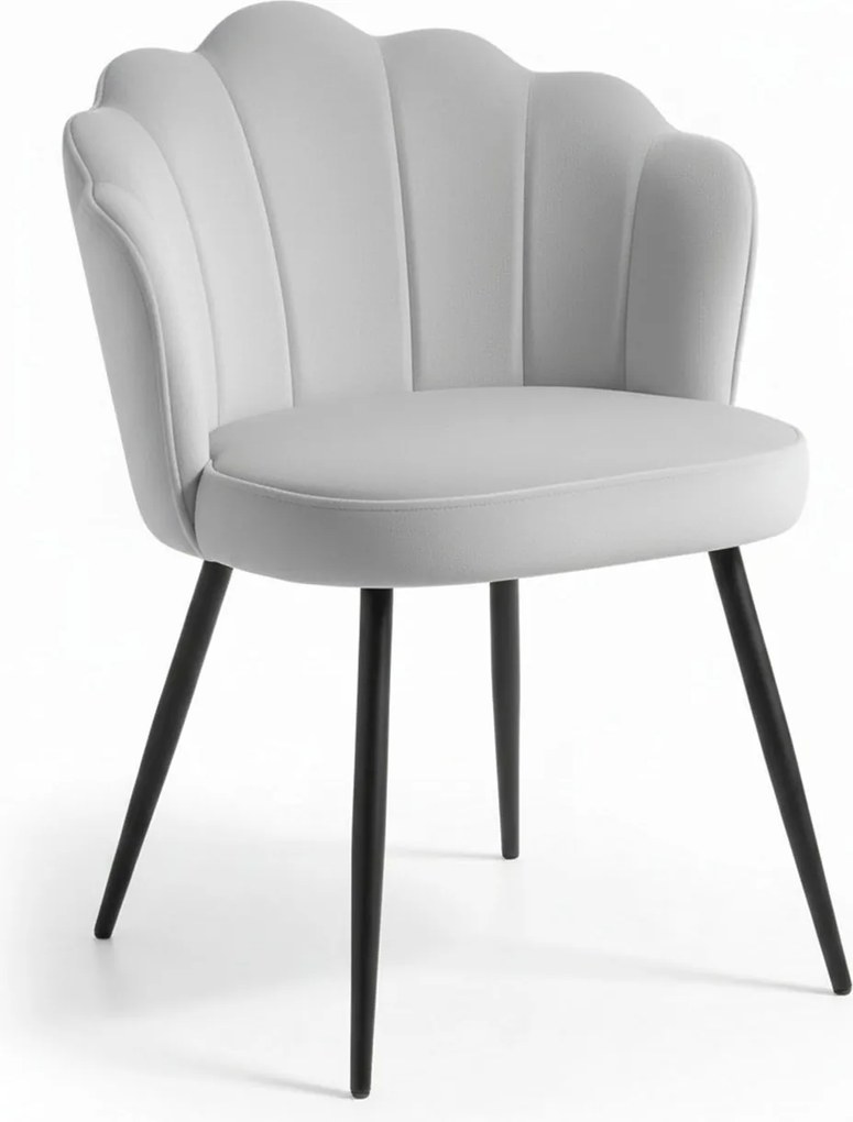 Krzeso Blume Aksamitne Czarne Nogi