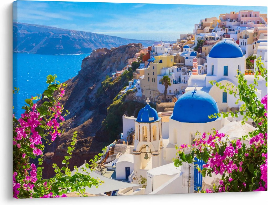 Obraz - Santorini, Grecja (70x50 cm)
