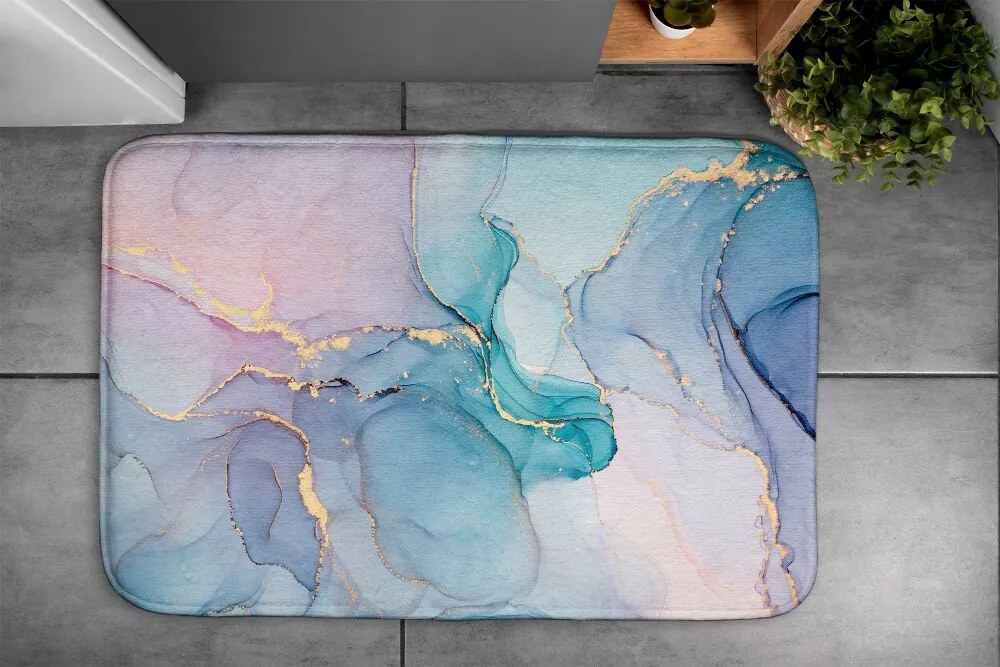 Dywanik antypoślizgowy do łazienki Dywanik antypoślizgowy do łazienki Kolorowy marmur