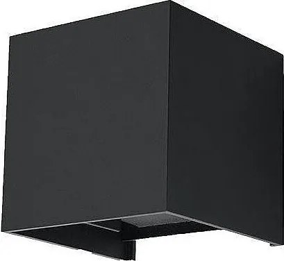 Kinkiet LUCA czarny LED IP54