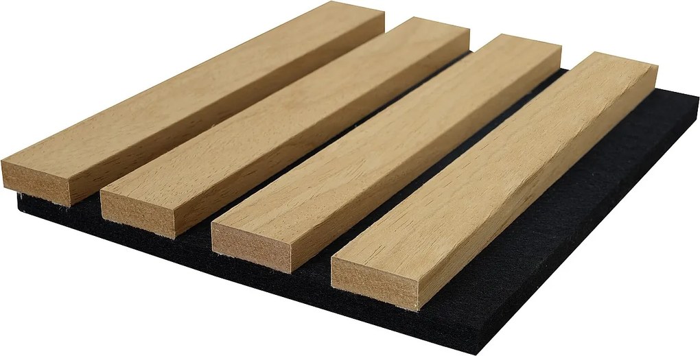 Panel ścienny akustyczny - Naturalny jasny - Opakowanie 3,12 m² - Zestaw 2 sztuk - PENCIA