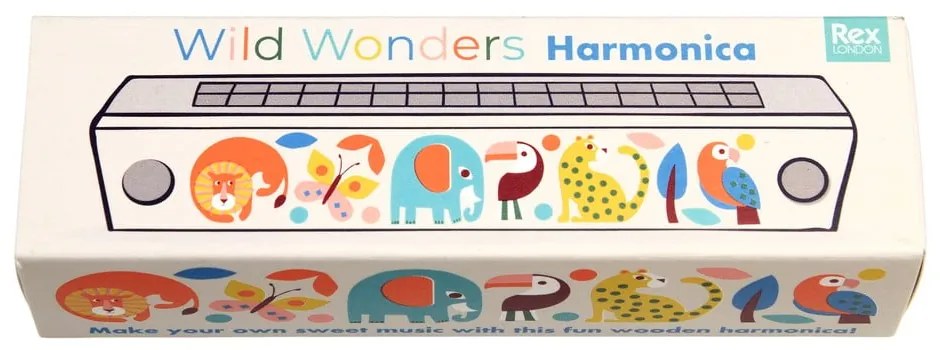 Zabawka muzyczna Harmonica Wild Wonders – Rex London