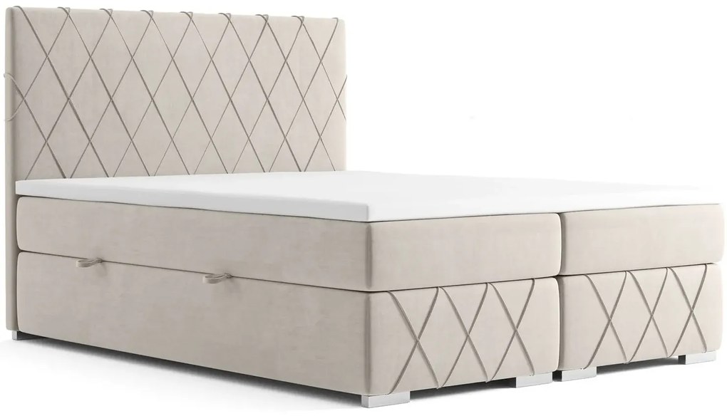 Małżeńskie łóżko kontynentalne 160x200 T7-A03