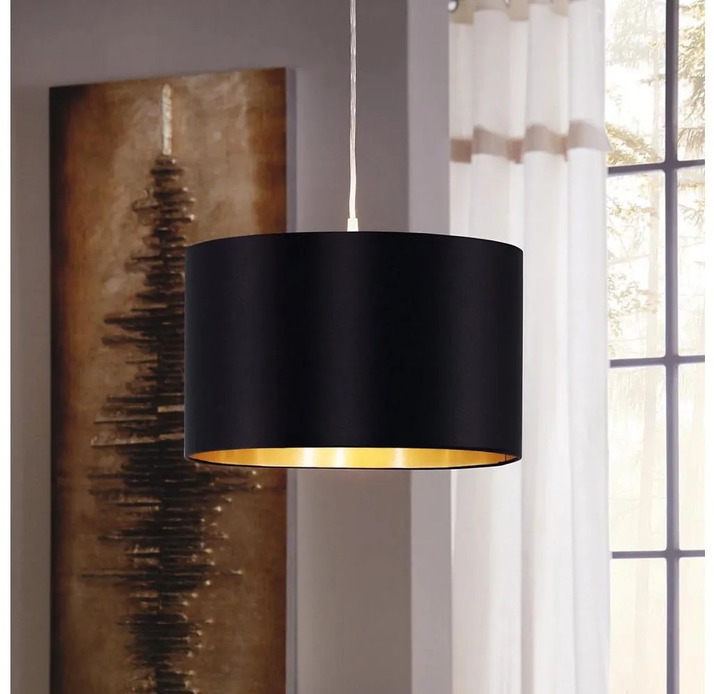Eglo 31599 - Lampa wisząca MASERLO 1xE27/60W/230V na linku