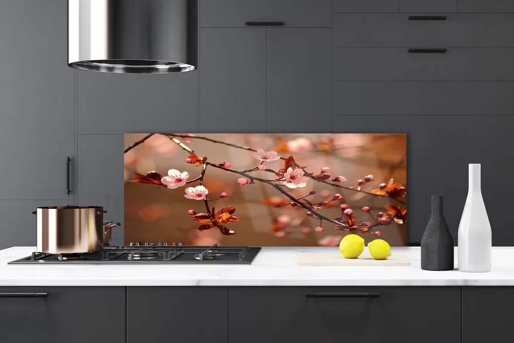 Panel Szklany do Kuchni Kwitnący Sad Owocowy