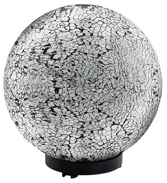 EGLO 91638 - Lampa zewnętrzna TERRALUNA 1 1xE27/18W czarna / biała IP44