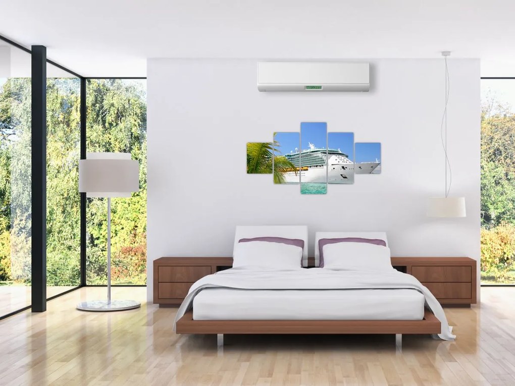 Obraz - Statek wycieczkowy (125x70 cm)
