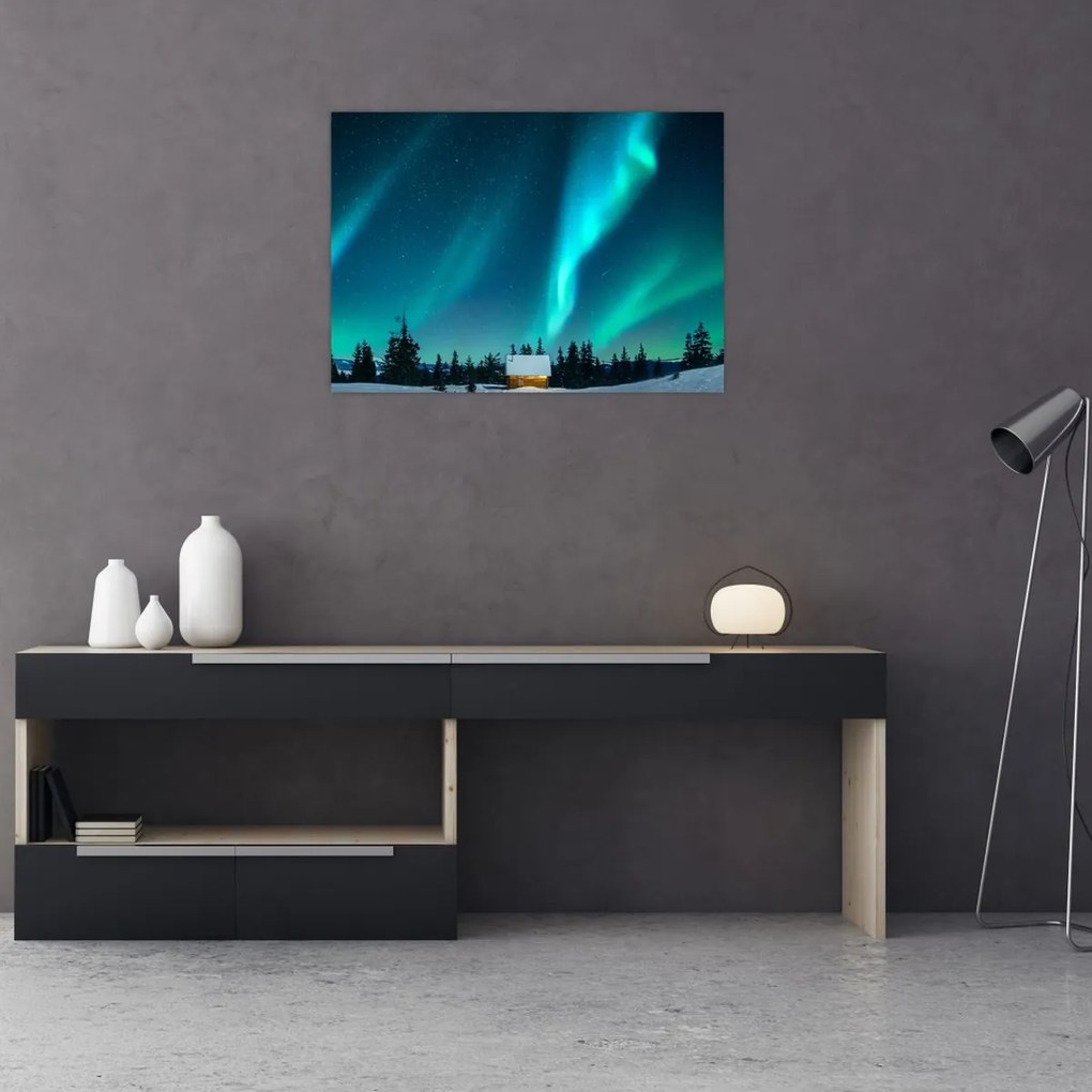 Obraz - Aurora Borealis (70x50 cm)