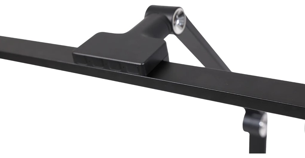 Lampa LED na biurko CLARIO, zacisk, pilot zdalnego sterowania