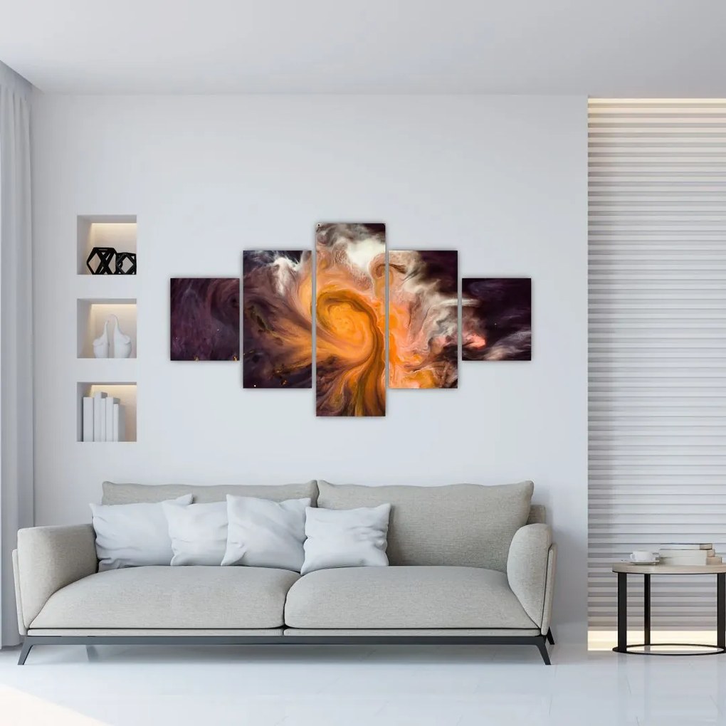 Abstrakcyjny obraz - kosmos (125x70 cm)