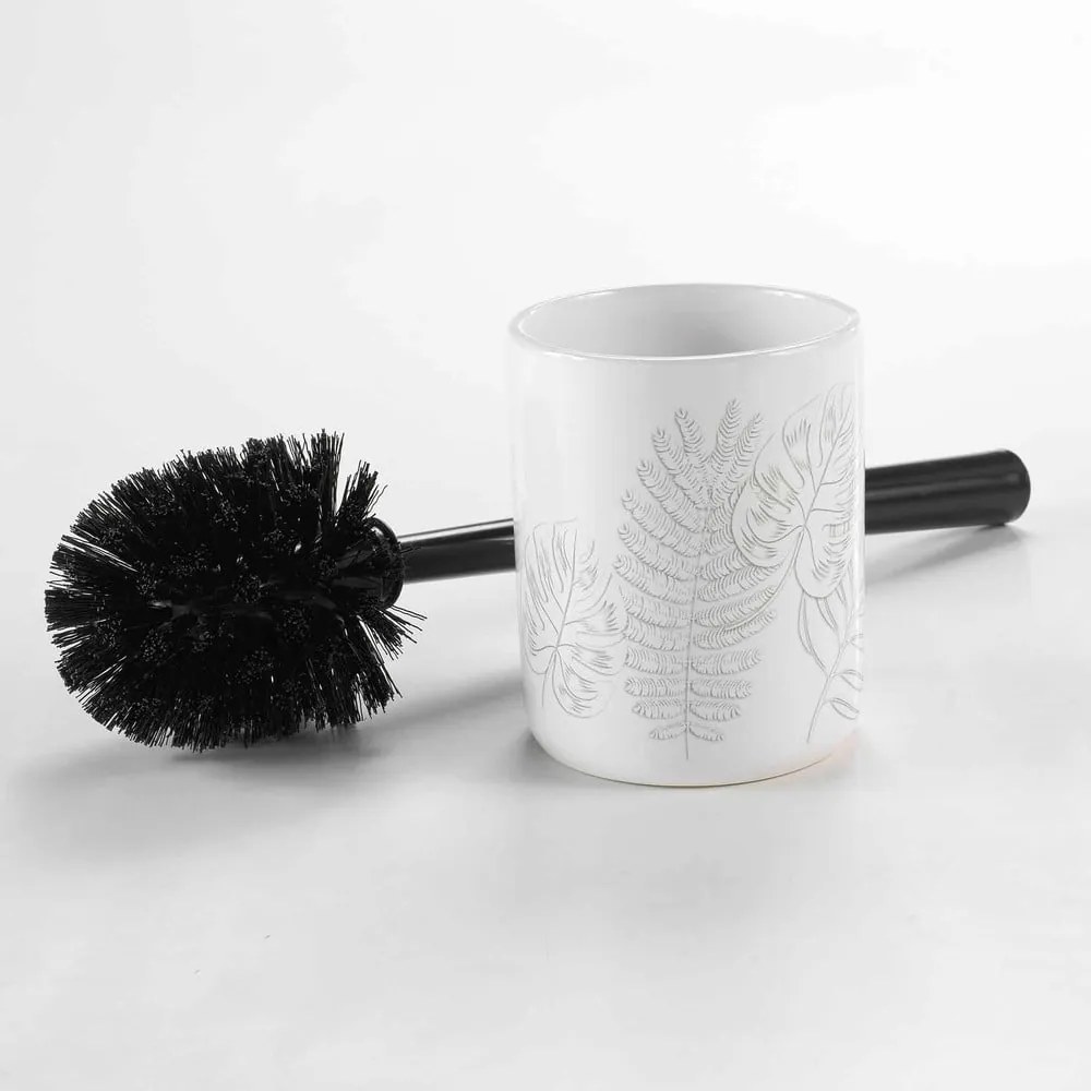 Biała szczotka do WC ceramiczna Amber – douceur d'intérieur
