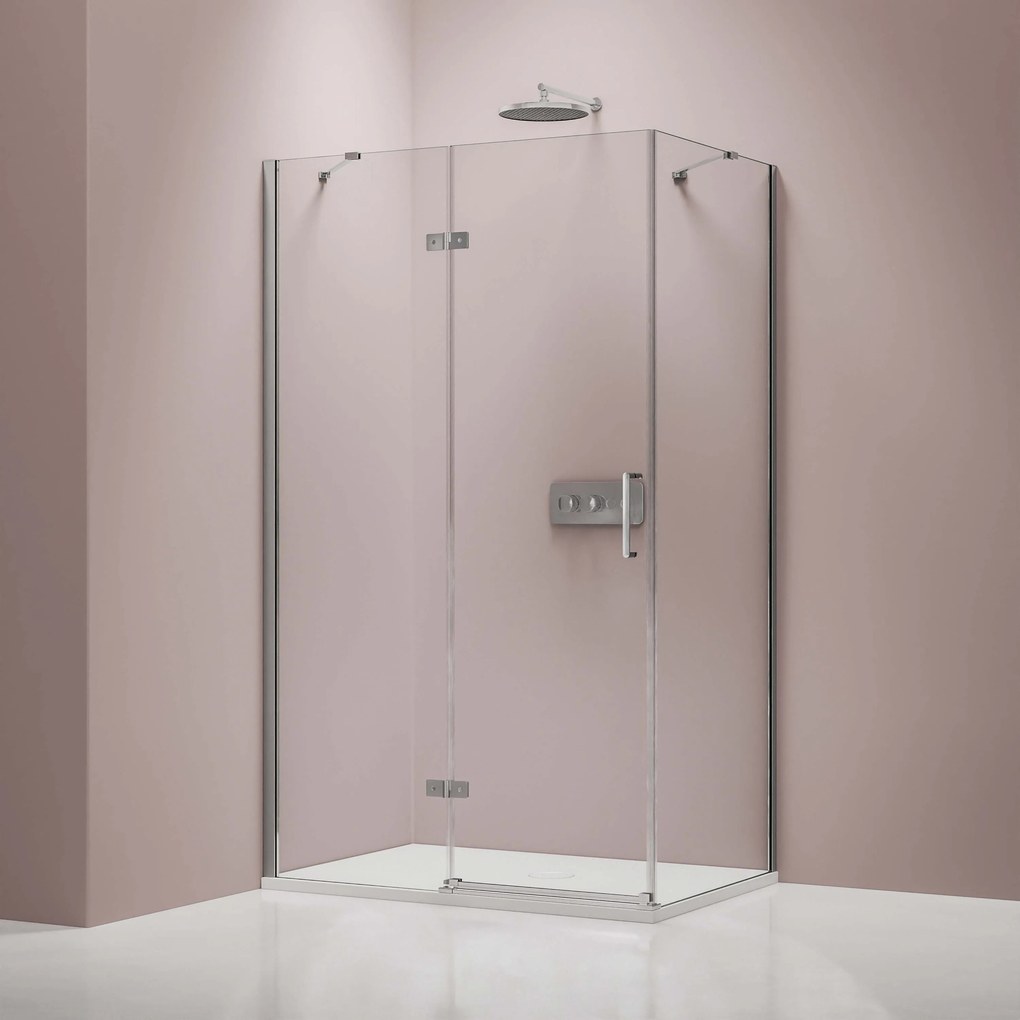 Kabina prysznicowa narożna NT403 drzwi uchylne