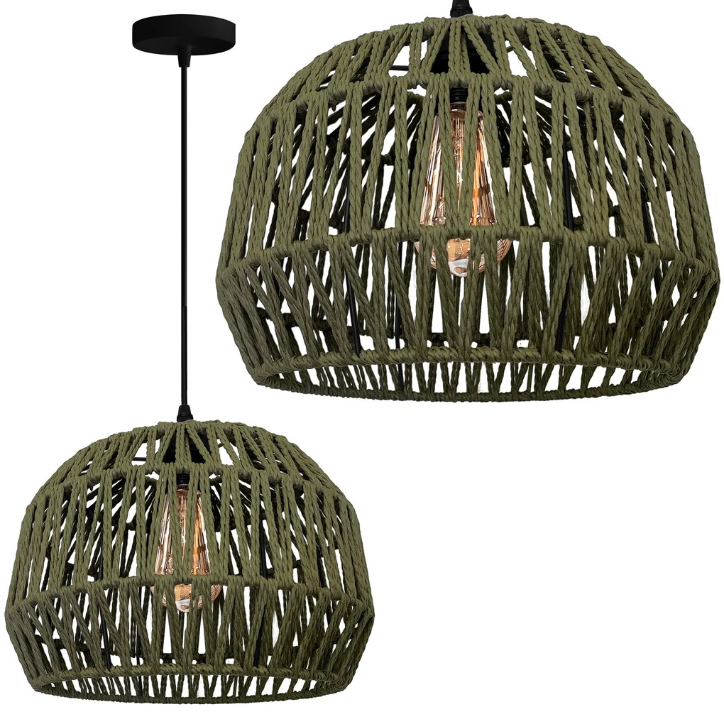 Lampa zielona Boho APP1293-1CP