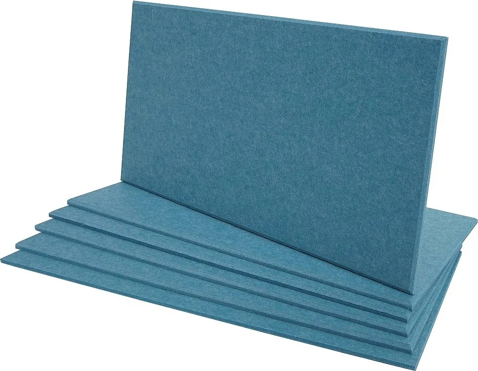 Akustyczny panel ścienny MCW-L52 (zestaw 6 sztuk),  niebieski