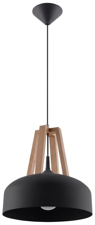 Czarno-beżowa lampa wisząca Nice Lamps Olla