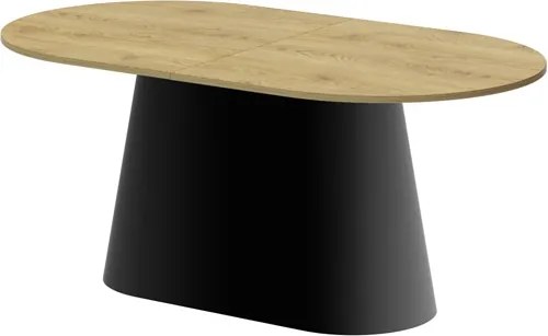Rozkładany owalny stół Capitolo Hubertus dąb / mat