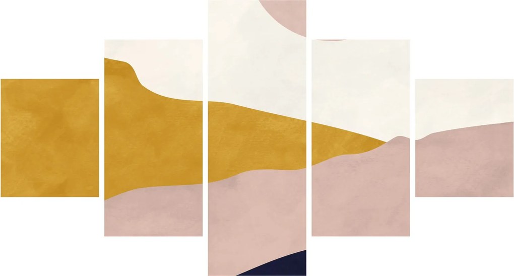 Obraz - Góry akwarelowe N⁰3 (125x70 cm)