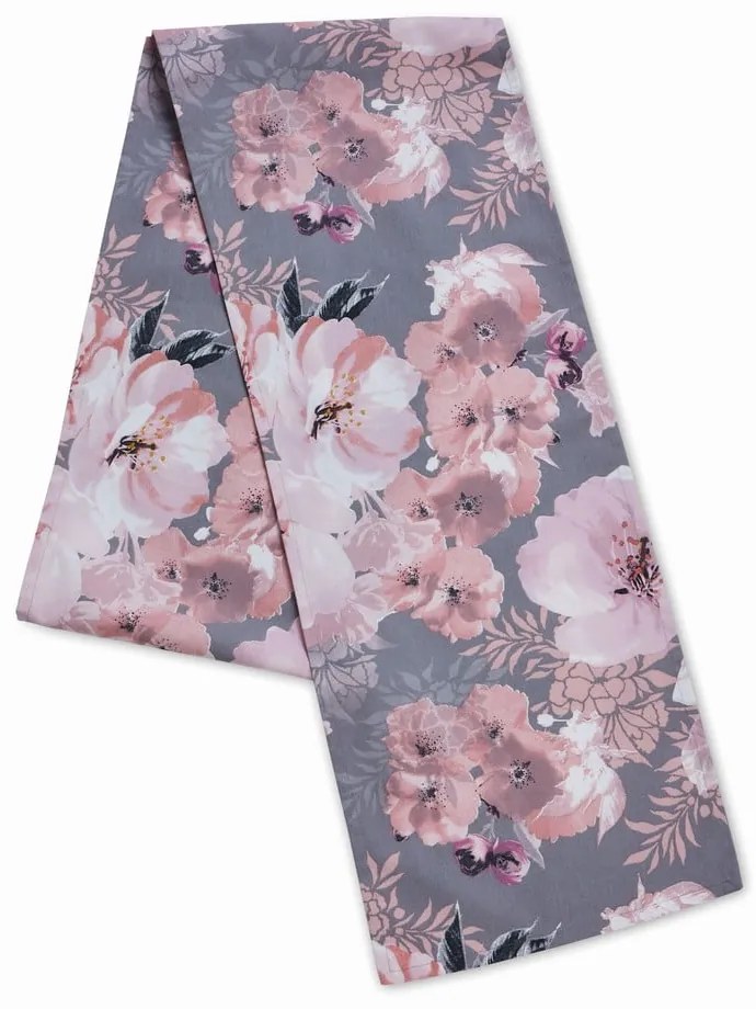 Bawełniany bieżnik 32x220 cm Dramatic Floral – Catherine Lansfield