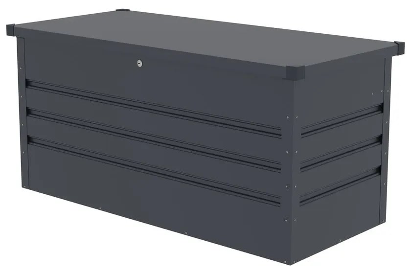 Antracytowa skrzynia ogrodowa Max A – Rojaplast