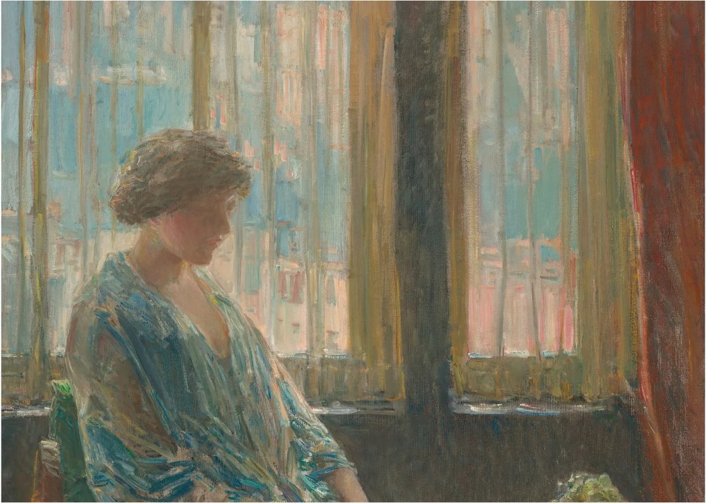 Obraz na szkle - Childe Hassam, The New York Window, reprodukcje (70x50 cm)