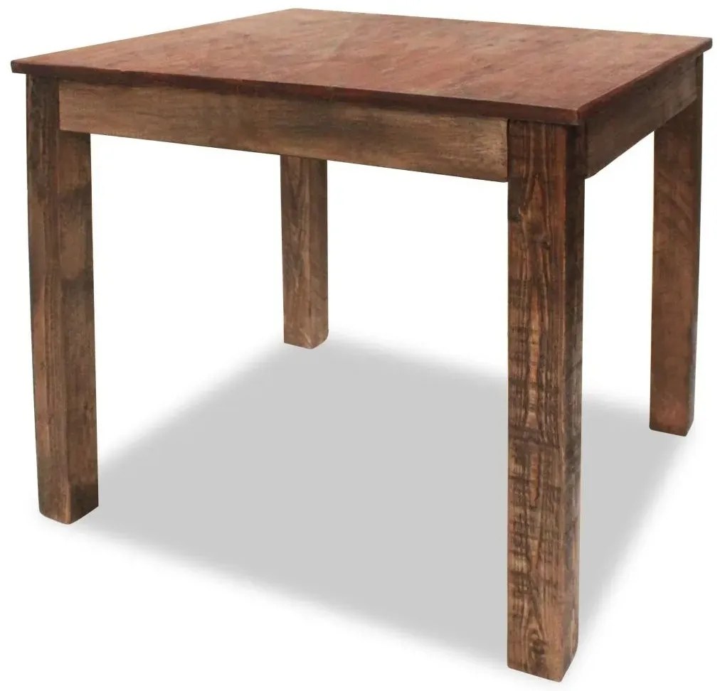 Brązowy mały stół w stylu vintage T8-L97