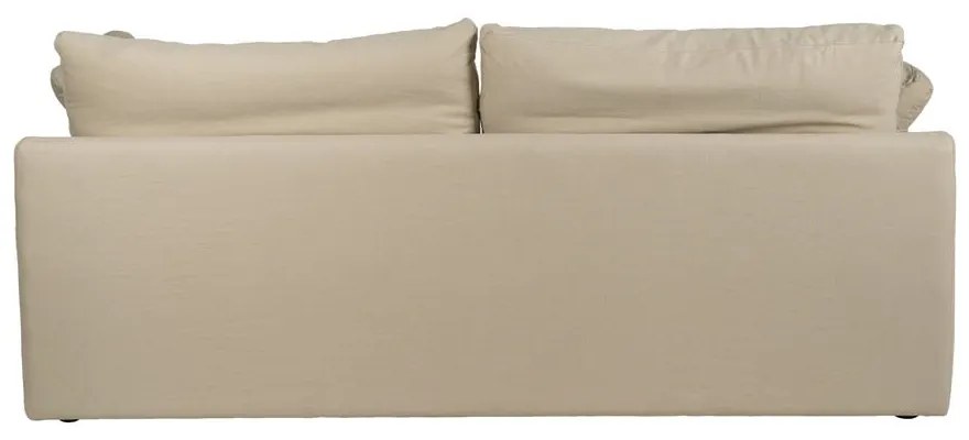 Beżowa lniana sofa 212 cm – Ixia