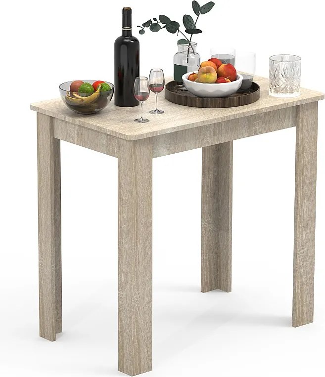 Stół do jadalni Esal Sonoma Oak W. 76 x S. 80 x G. 50 cm