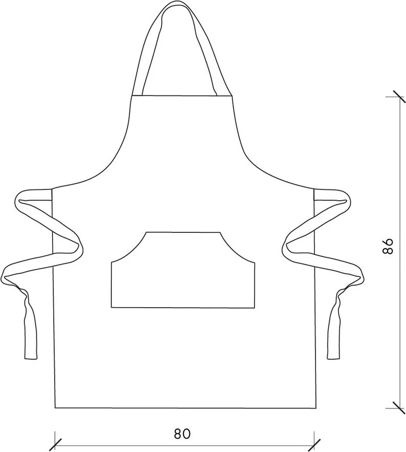 Bawełniany fartuch Rubi – noo.ma